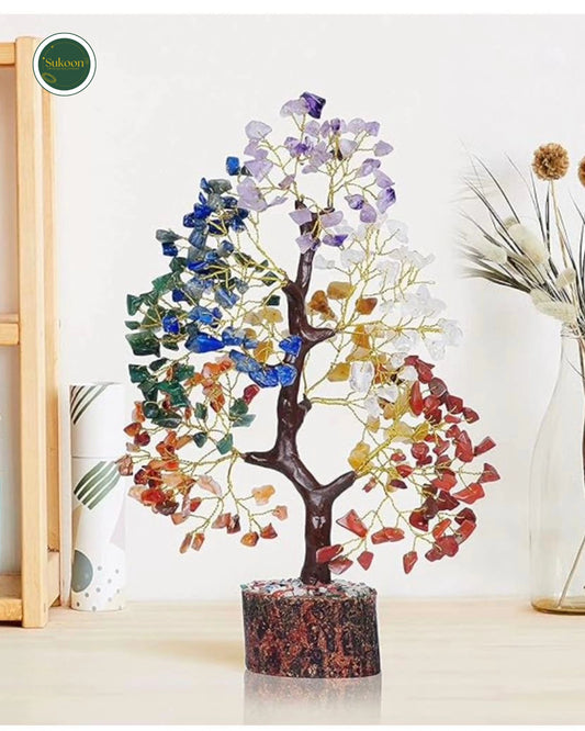 Sukoon | 7 Charkha Crystal Tree for Good Luck & Prosperity