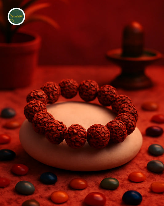 Sukoon | Authentic 8 Mukhi Rudraksha Bracelet