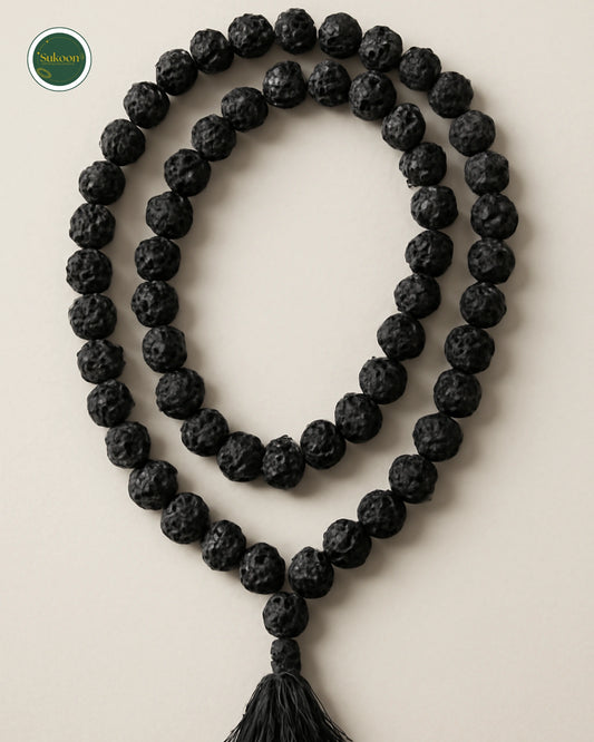 Sukoon | Authentic Black Rudraksha Mala