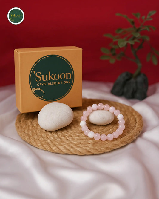 Sukoon's Love Bond Bracelet (Rose Quartz)