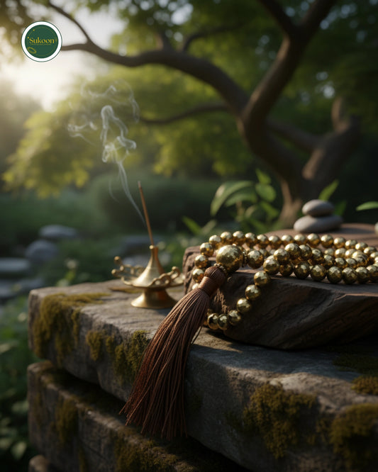 Sukoon | Pyrite Mala for Wealth & Success