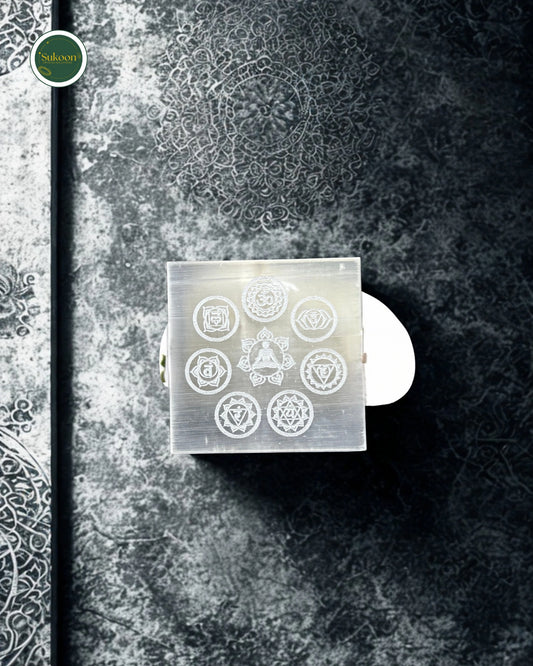 Sukoon | Selenite Crystal Charging Plate (Plain)