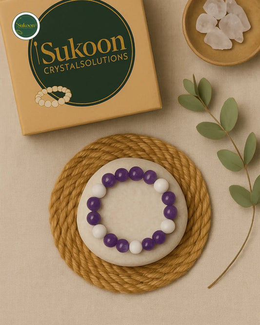 Corporate Majdoor Stress Relief Bracelet (Amethyst bracelet)