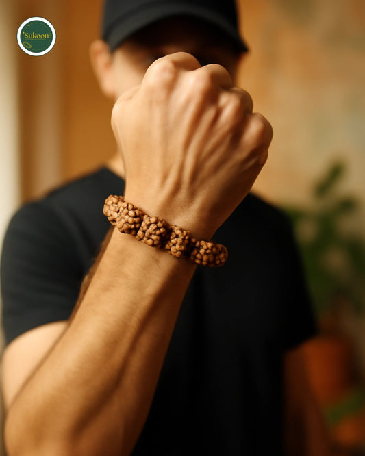 Sukoon | Authentic 8 Mukhi Rudraksha Bracelet