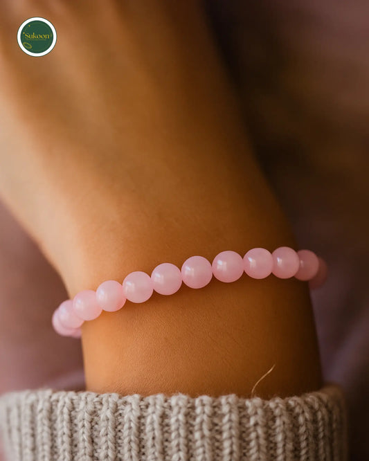 Sukoon's Love Bond Bracelet (Rose Quartz)